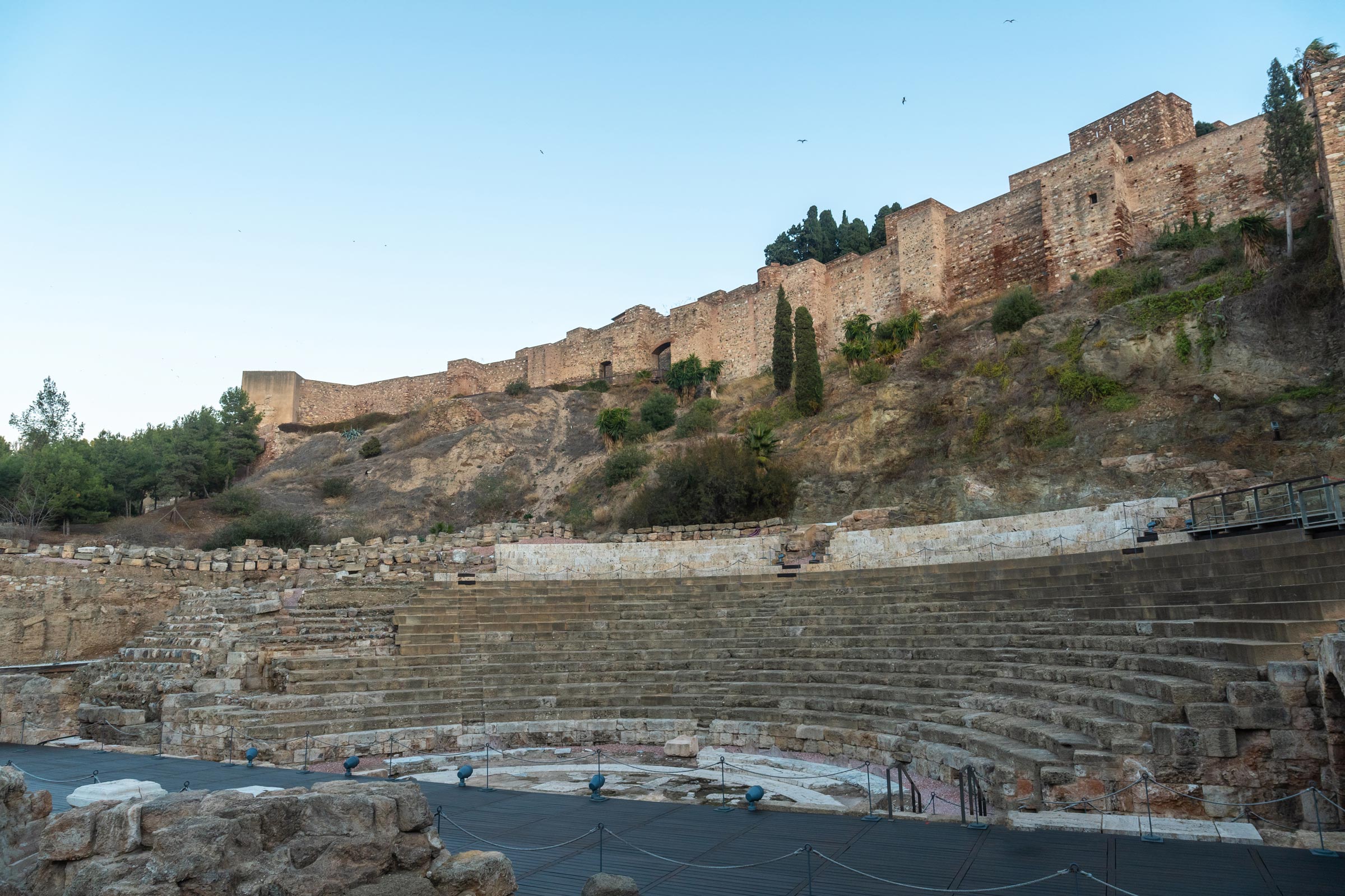 The Roman Theatre and Alcazaba in Malaga
